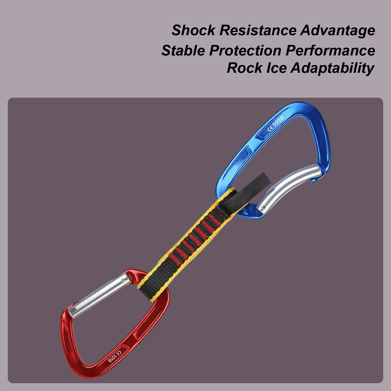 Outdoor Adventure And Travel - Quickdraws تسلق حلقة تسلق الملحقات تسلق