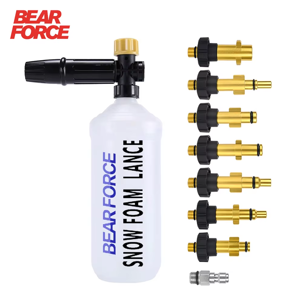 Bear Spray Clip - مدفع رغوة قابل للتعديل لغسيل السيارات،
