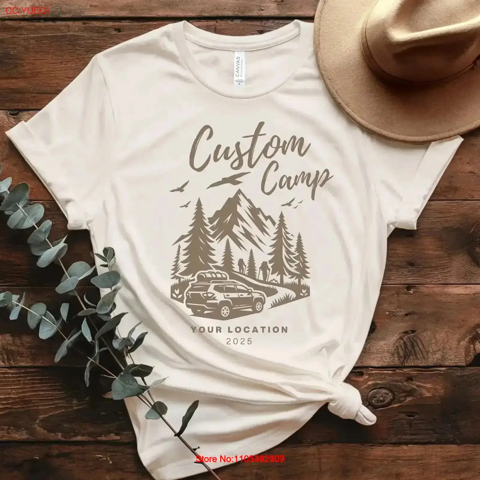 قميص تخييم مخصص مع تحديد الموق - مراجعة Outdoor Adventure Vacations For Families وسعره
