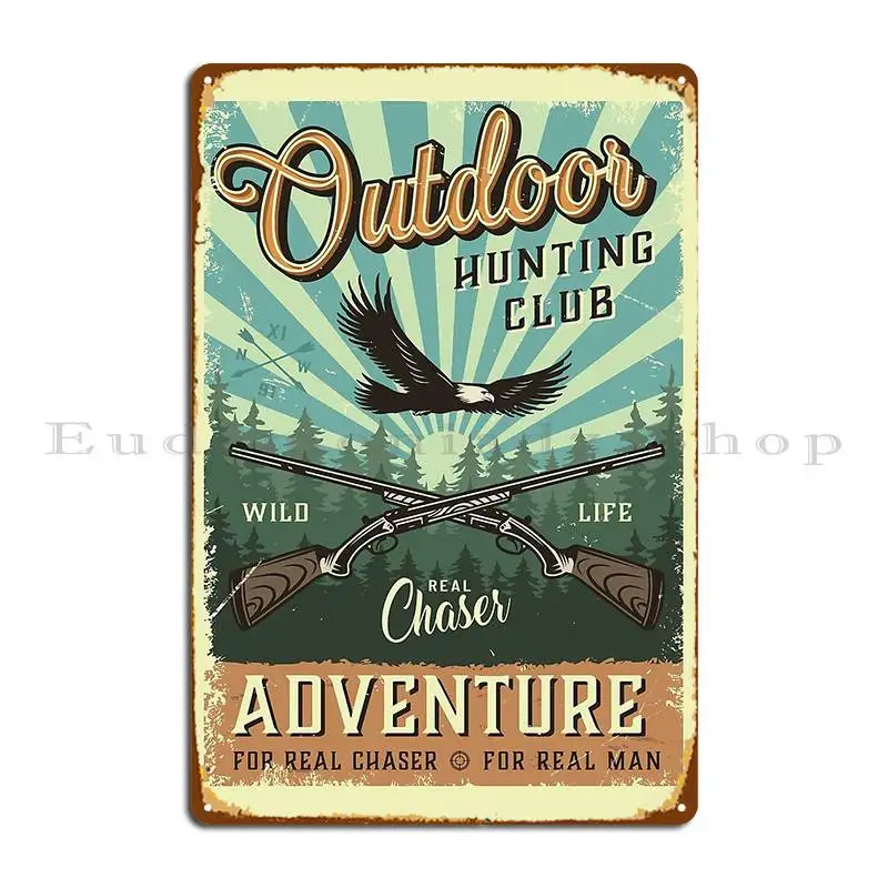 لوحة معدنية مخصصة بتصميم عتيق  - مراجعة Outdoor Adventure Club وسعره