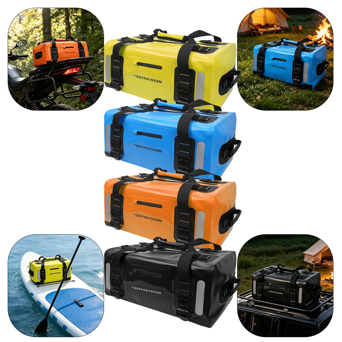 حقيبة خلفية مقاومة للماء للدرا - مراجعة Outdoor Adventure Rafting وسعره