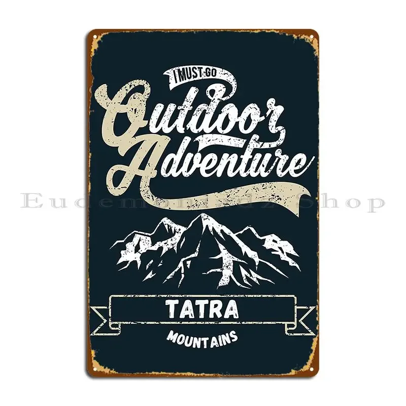 لافتات معدنية بتصميم جبال تاتر - مراجعة Outdoor Adventure Club وسعره