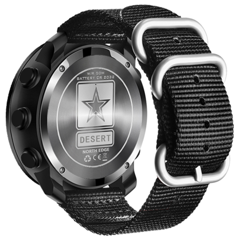 NORTH EDGE الصحراء الرجال ساعة - مراجعة Outdoor Adventure Gear وسعره