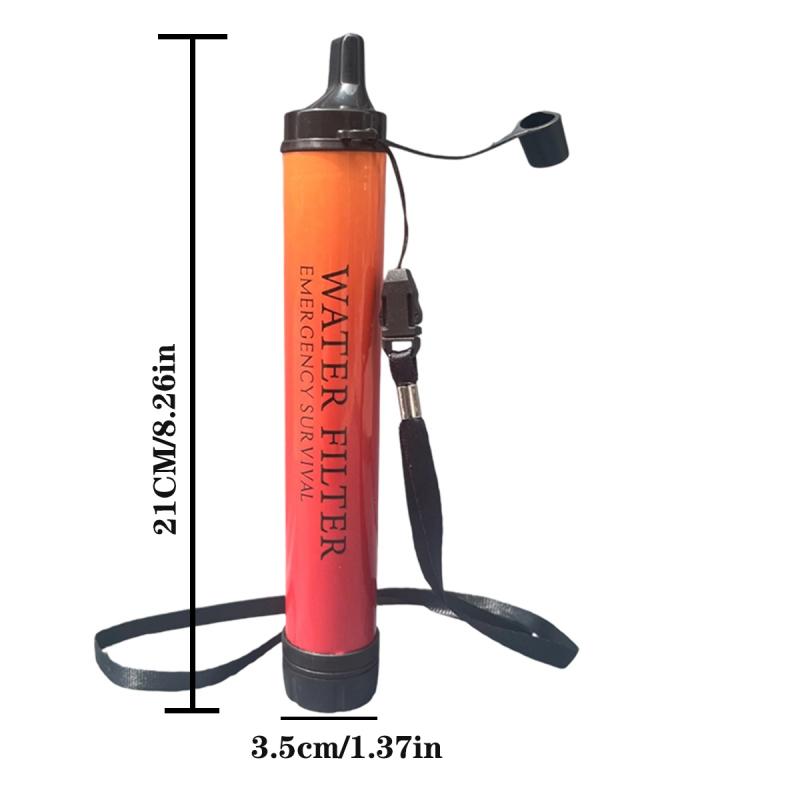 فلتر مياه محمول للطوارئ في اله - مراجعة Water Filter Straw وسعره