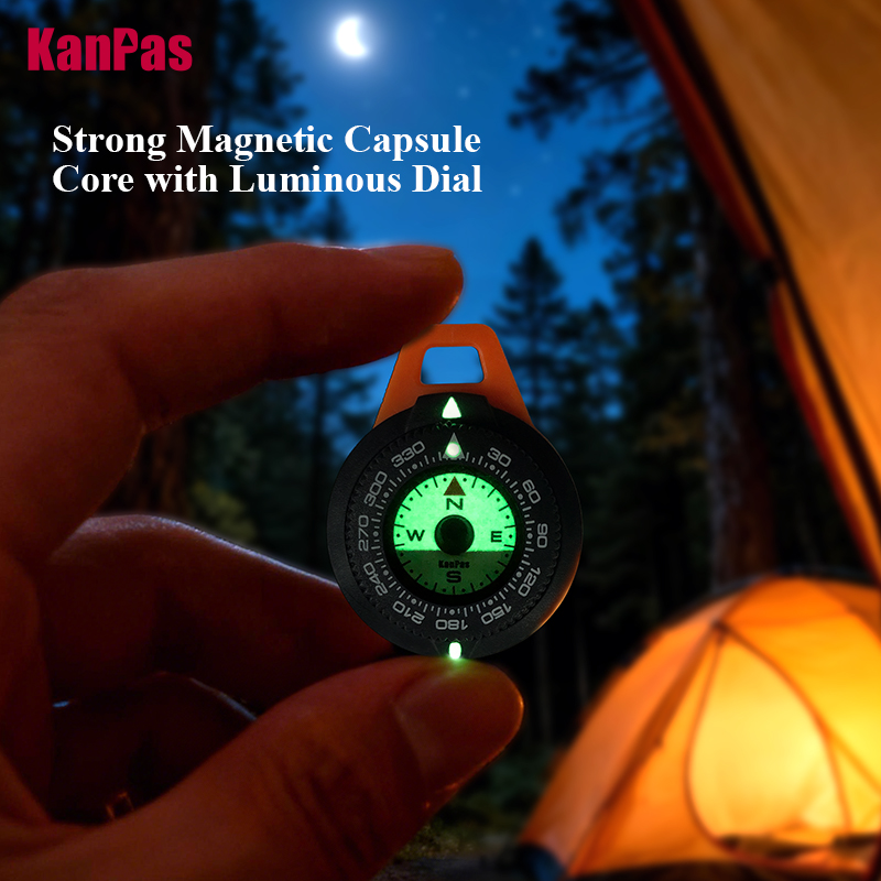 بوصلة KANPAS EDC صغيرة، بوصلة  - مراجعة Outdoor Adventure Gear وسعره