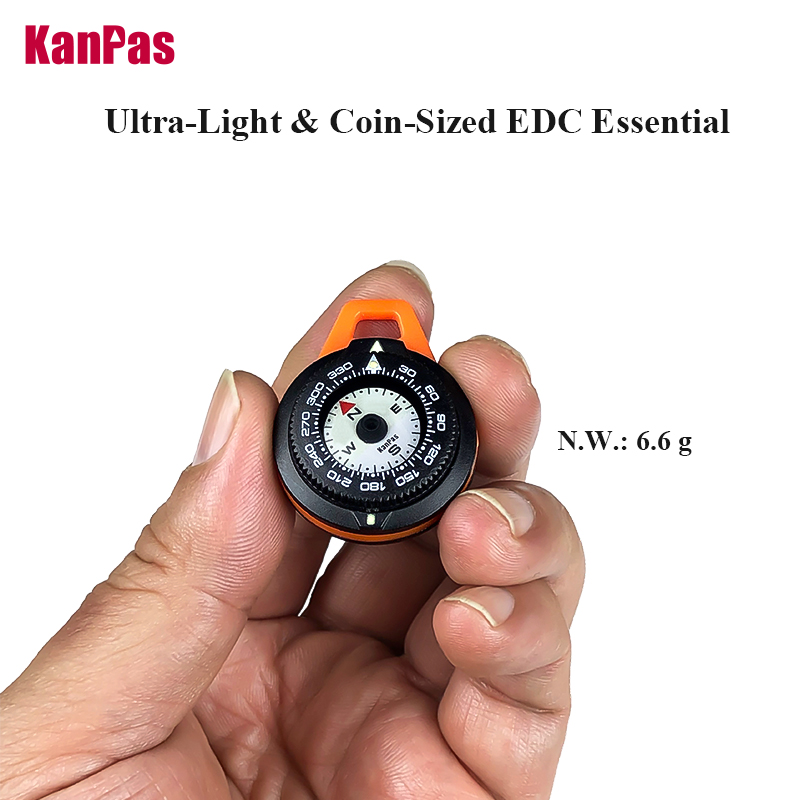 بوصلة KANPAS EDC صغيرة، بوصلة  - مراجعة Outdoor Adventure Gear وسعره