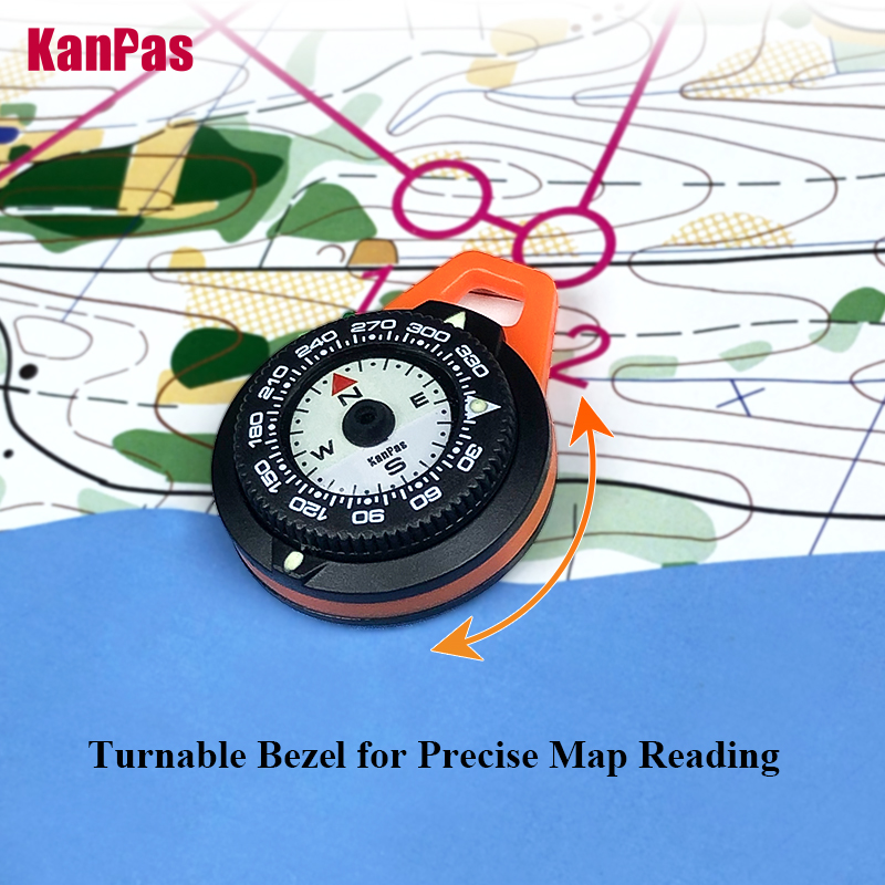 بوصلة KANPAS EDC صغيرة، بوصلة  - مراجعة Outdoor Adventure Gear وسعره
