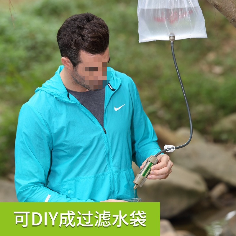 فلتر مياه محمول للجنود للاستخد - مراجعة Water Filter Straw وسعره